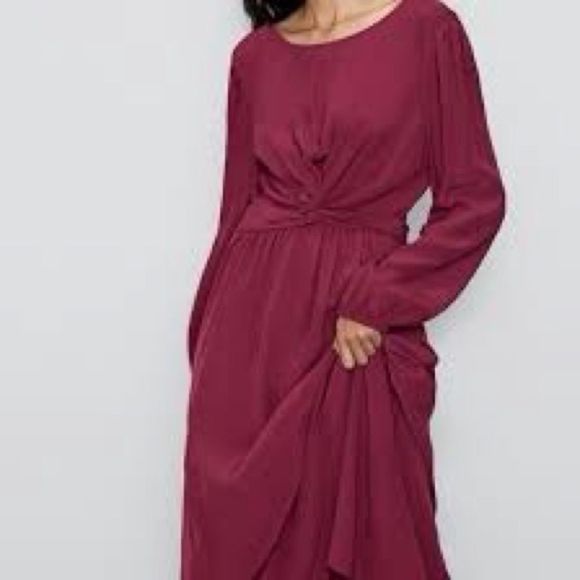 Zara Dress With Front knot - Picture 1 of 9